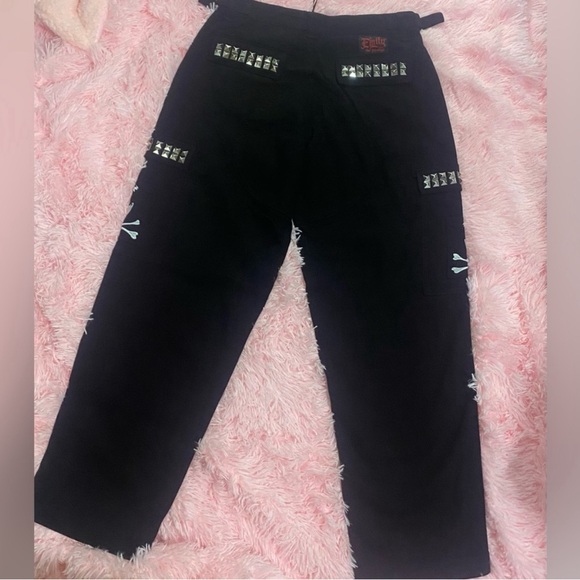 Dolls Kill x Emily The Strange | Stay Distant Cargo Pants - Picture 3 of 4